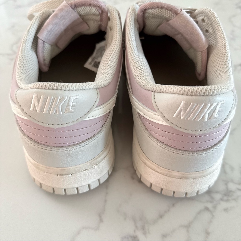 Nike Dunk Low Next Nature Sneakers - Light Bone / Platinum Violet - Size 9 - Picture 6 of 14